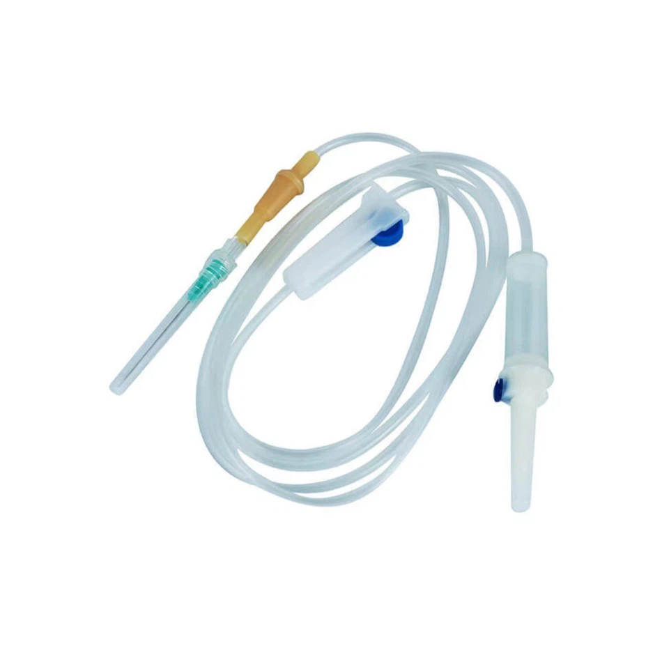 Ιατρική χρήση Luer Lock Luer Slip 150cm Tube Σετ έγχυσης για ενήλικες για ενήλικες